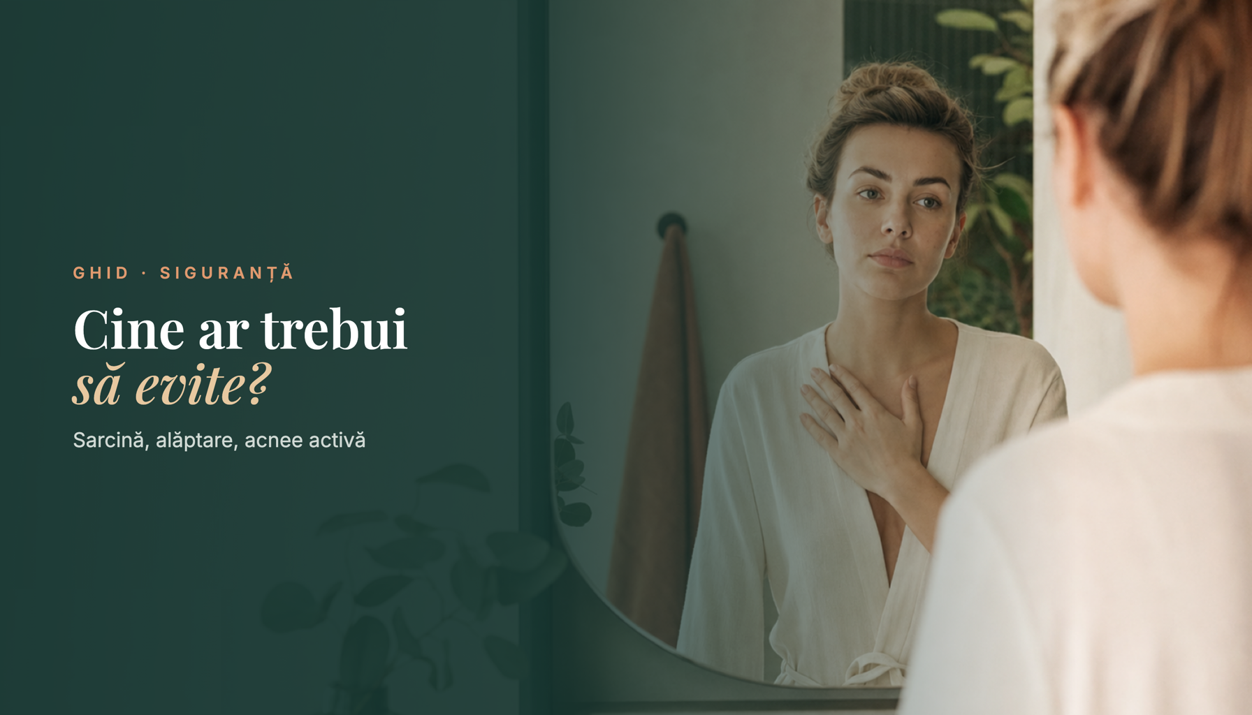 Cine NU ar trebui să facă microneedling acasă? (sarcină, alăptare, acnee activă)