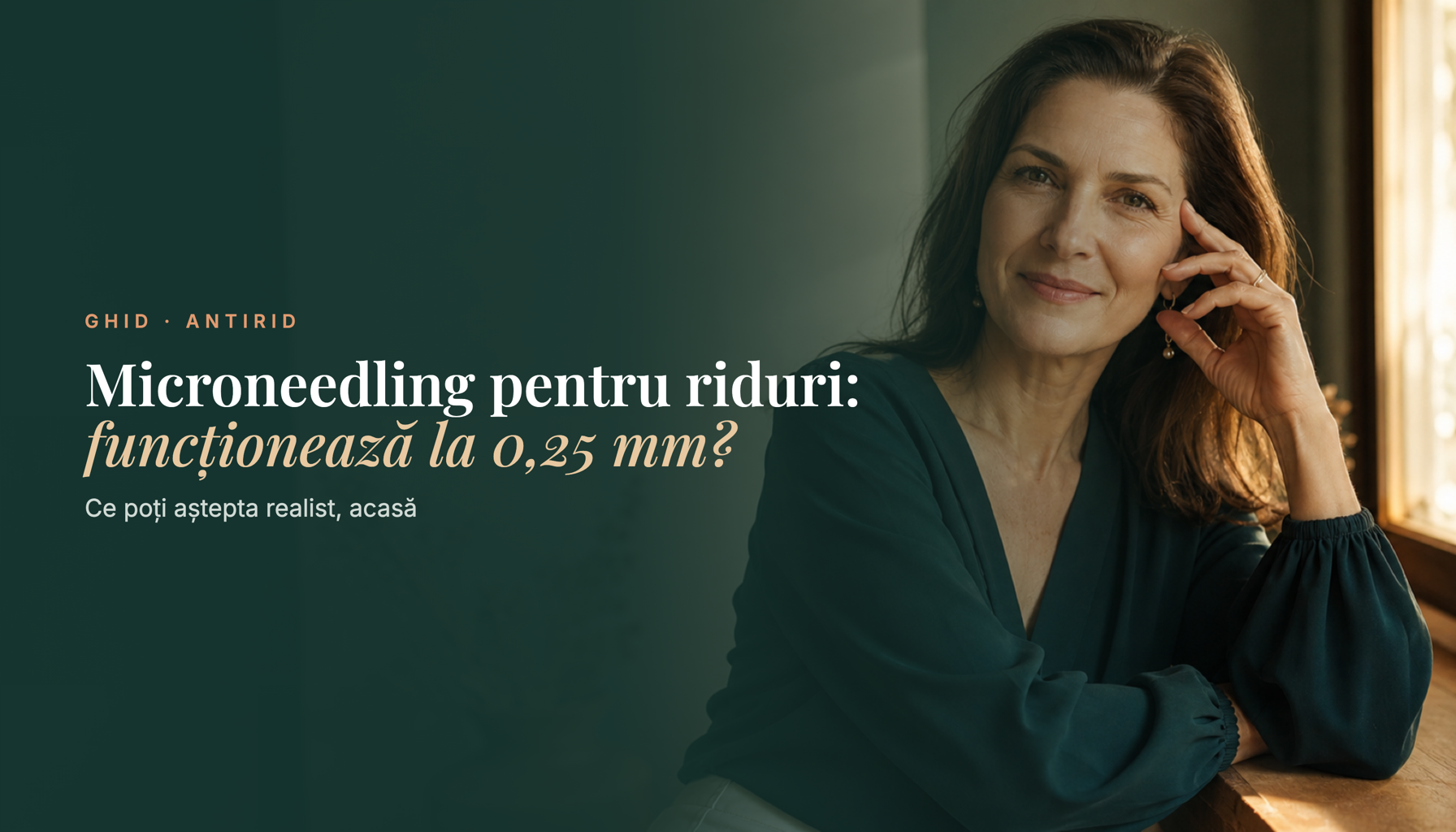 Microneedling pentru riduri: funcționează la 0,25 mm acasă?
