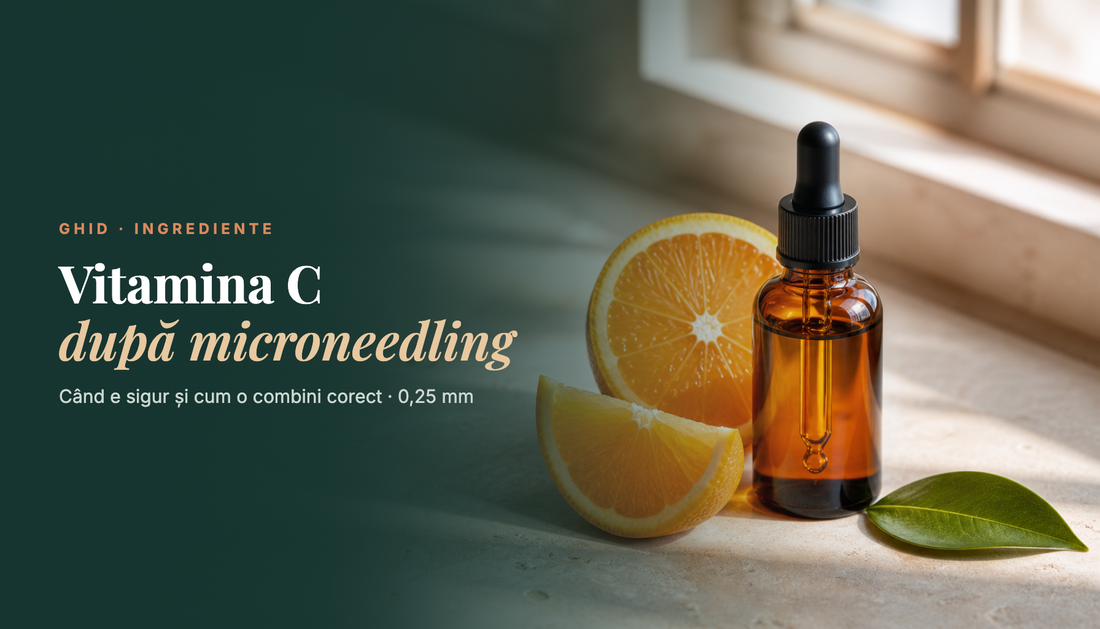 Vitamina C după microneedling: când e sigur și cum o combini corect